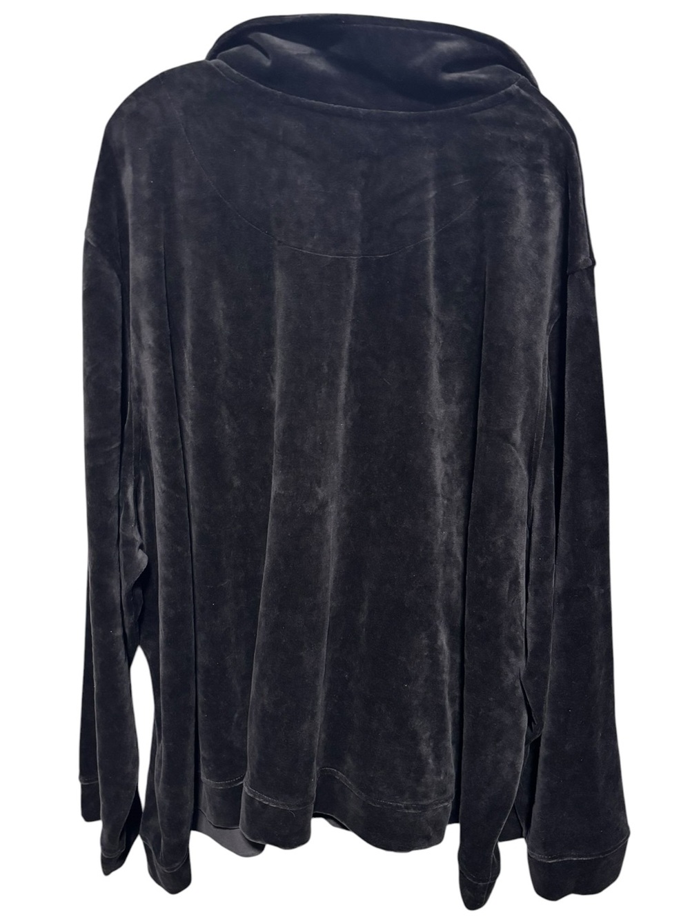 Liz & Me Black Velour Zip-Up Jacket – Size 5X – NWT - Picture 3 of 5